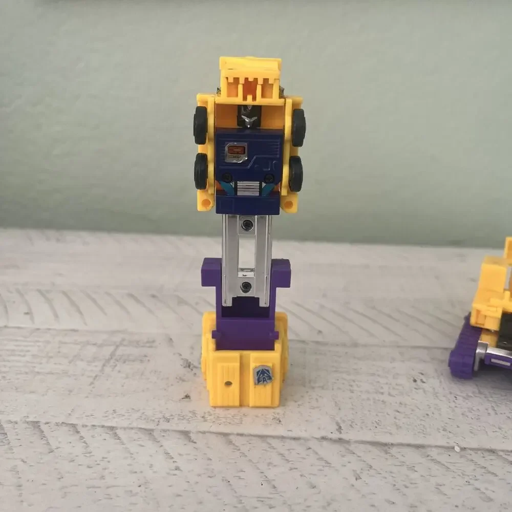 Hasbro Transformers G2 Devastator Constructicons 1984 Yellow Lot of 3 As Is